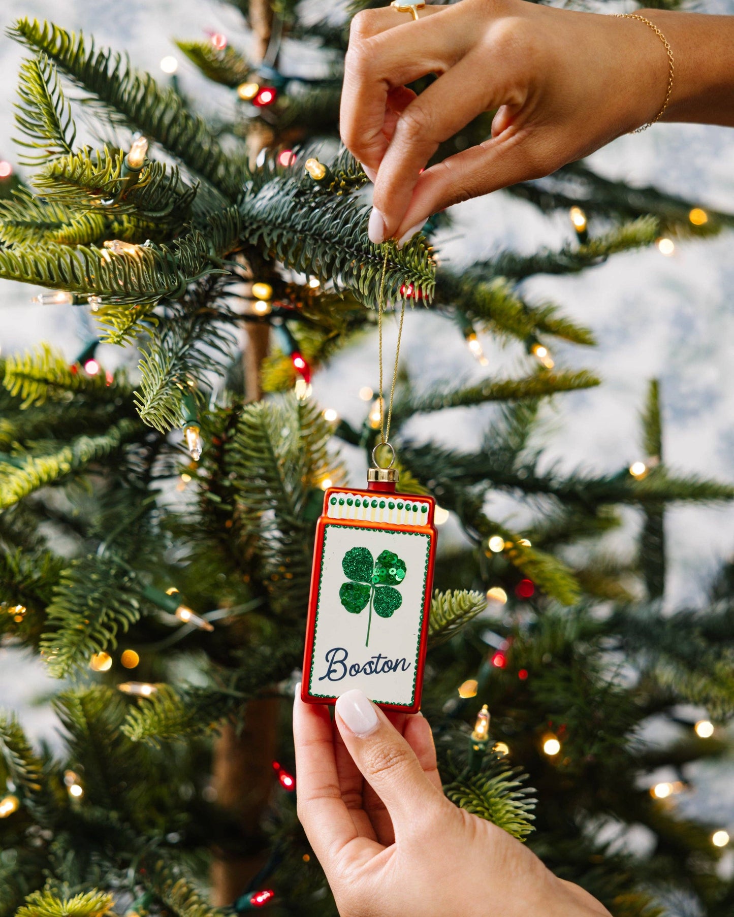 Matchbook Ornament - Boston