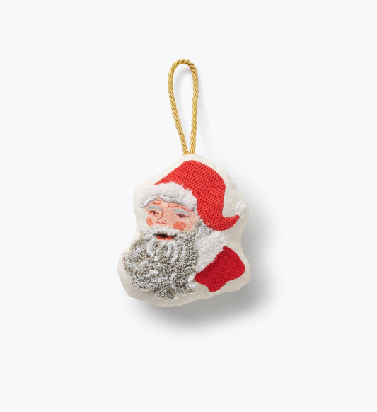 Santa Embroidered Ornament
