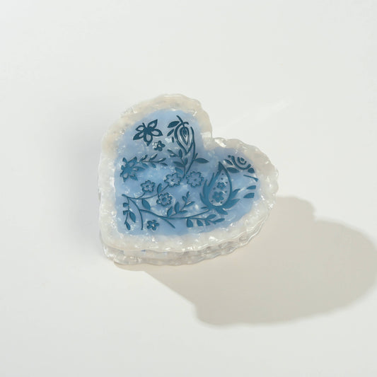 Coastal Paisley Heart