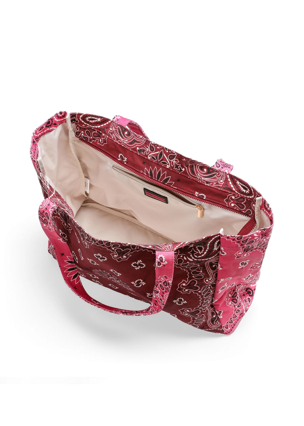 Bandana Print Canvas Tote