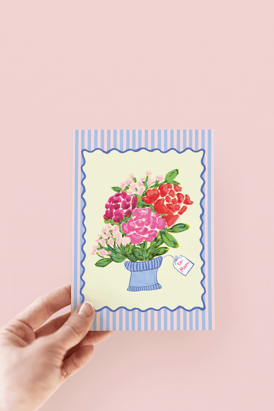 Flowers for Mom Greeting Card
