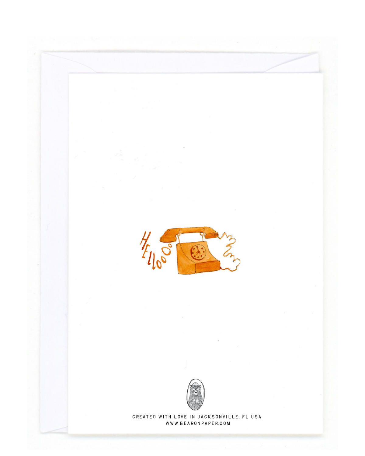 Miss you, Call me Greeting Card