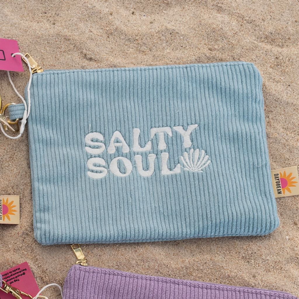Women's pouch | Beach accessory | Zip pouch 7x5 | Salty Soul