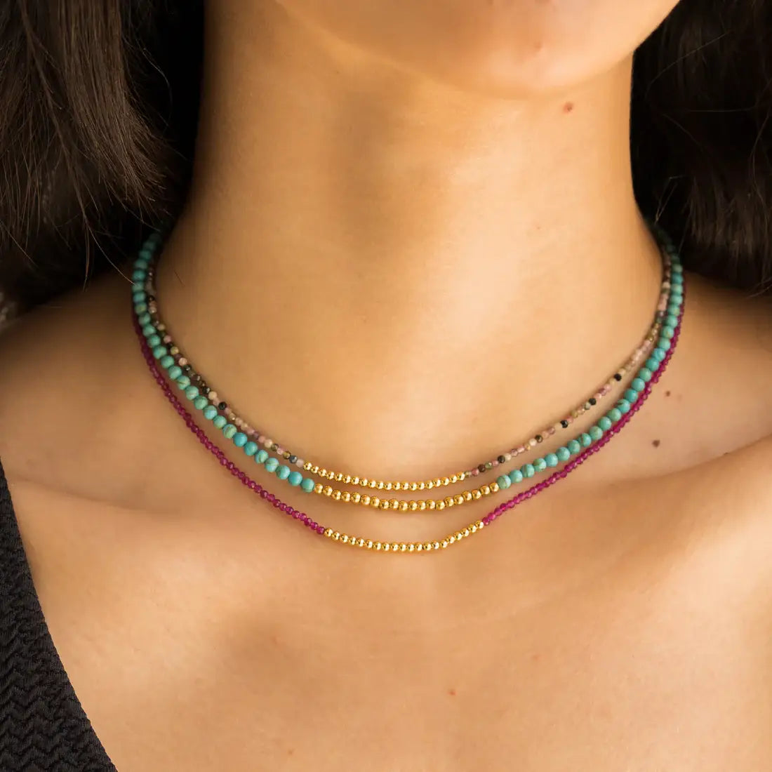 Turquoise Beads Necklace