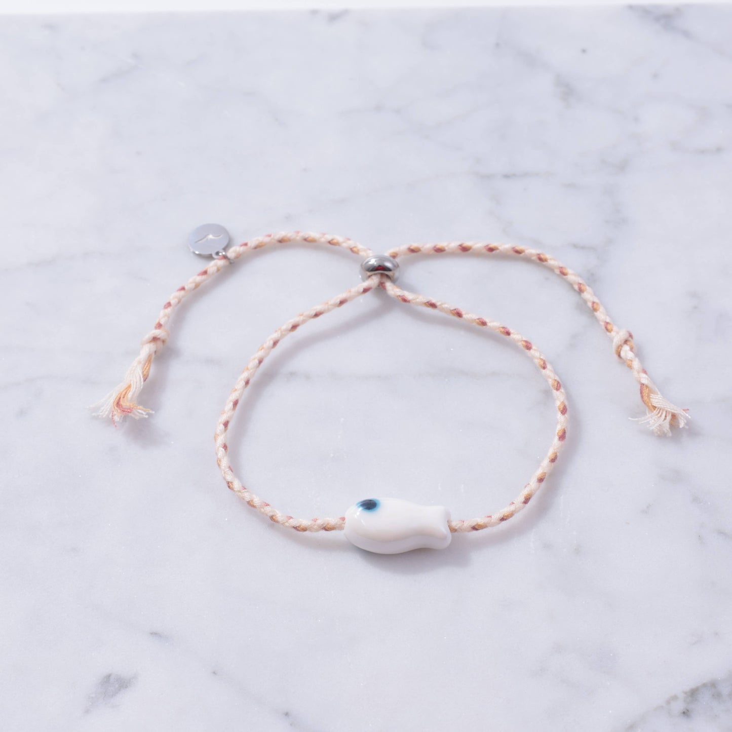Sailor String Good Luck Fish Bracelet Trending : Lime Fish/Old Town String