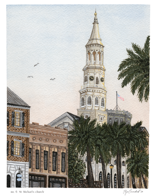 No. 6 'St Michael's church' print