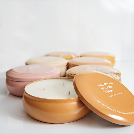 Nude Tin: Coconut Sandalwood + Cedar