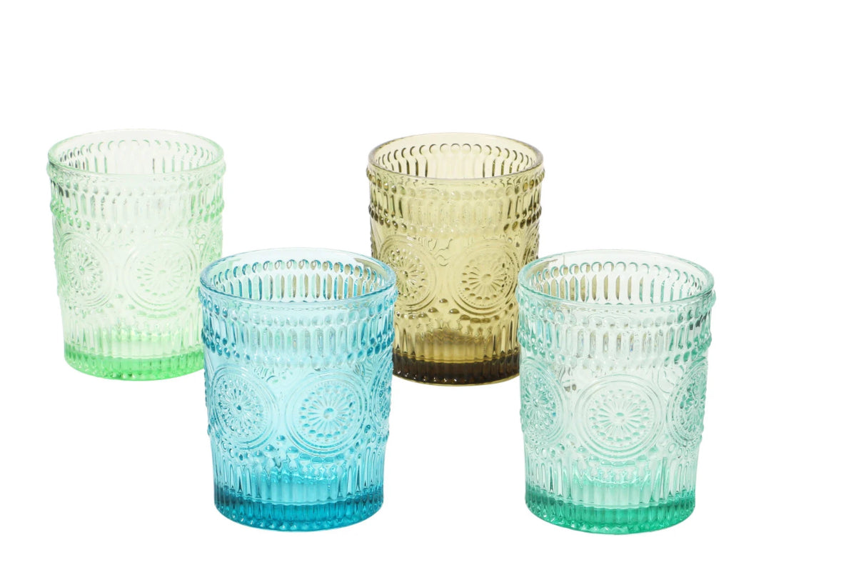 Embossed Drinking Glass