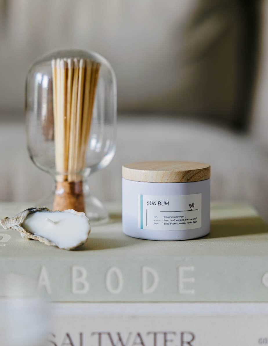 Mini | 4oz Luxury Coastal Wood Wick Candle