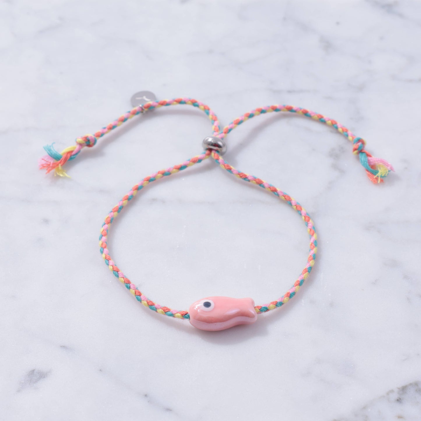 Sailor String Good Luck Fish Bracelet Trending : Lime Fish/Old Town String