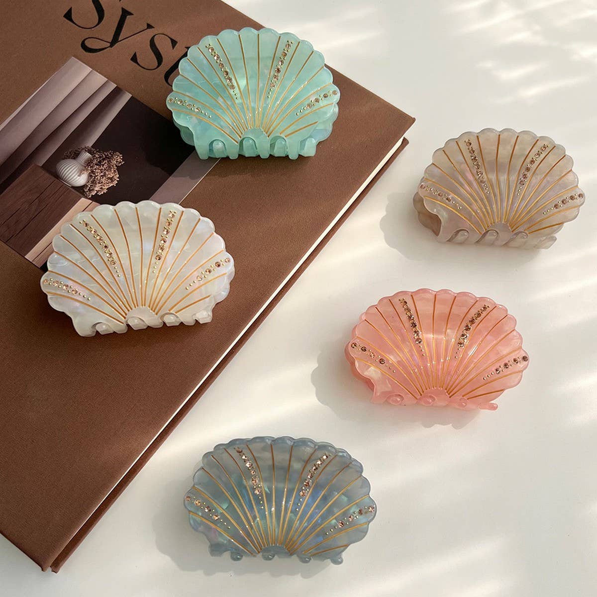 Shell Acetate Hair Claw