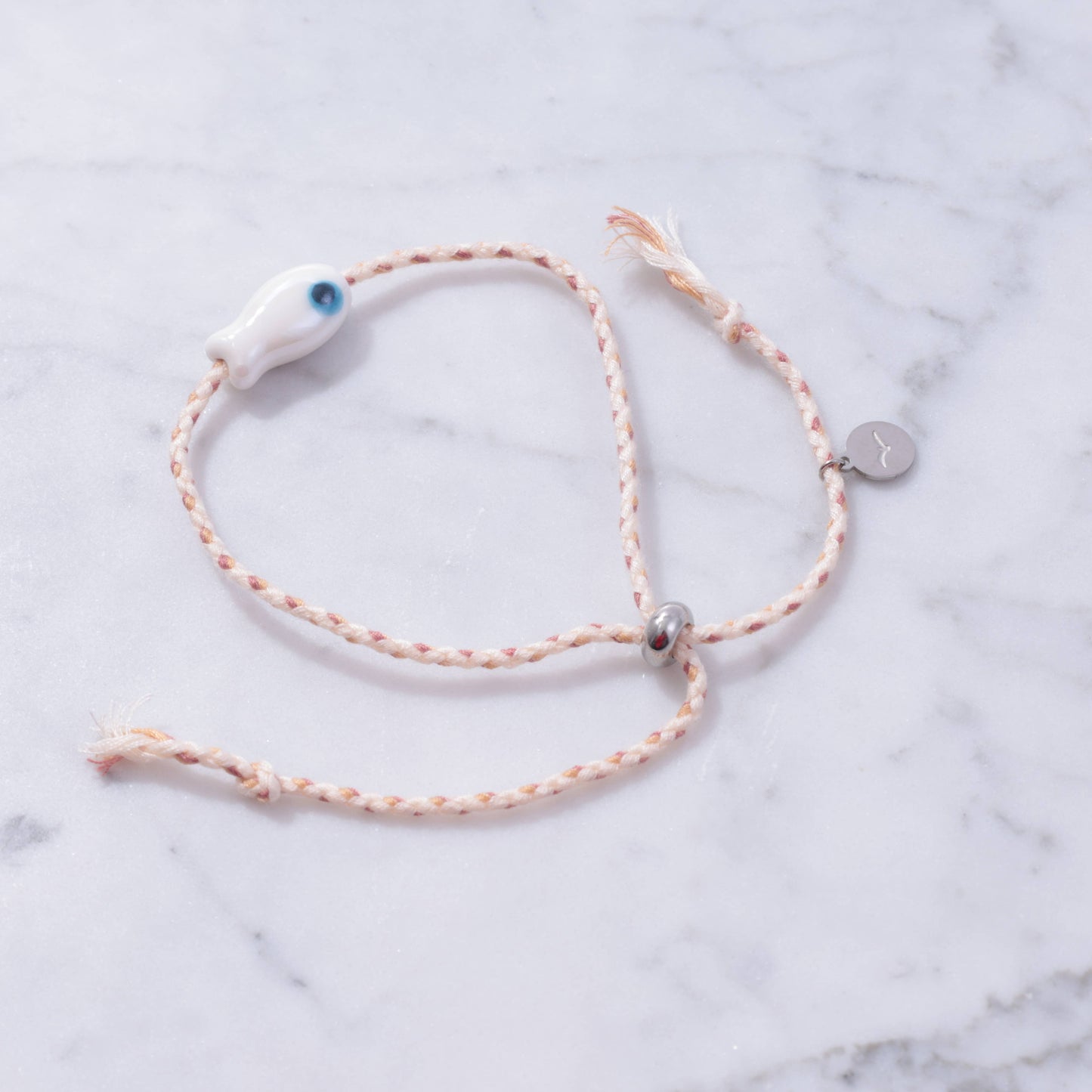 Sailor String Good Luck Fish Bracelet Trending : Lime Fish/Old Town String