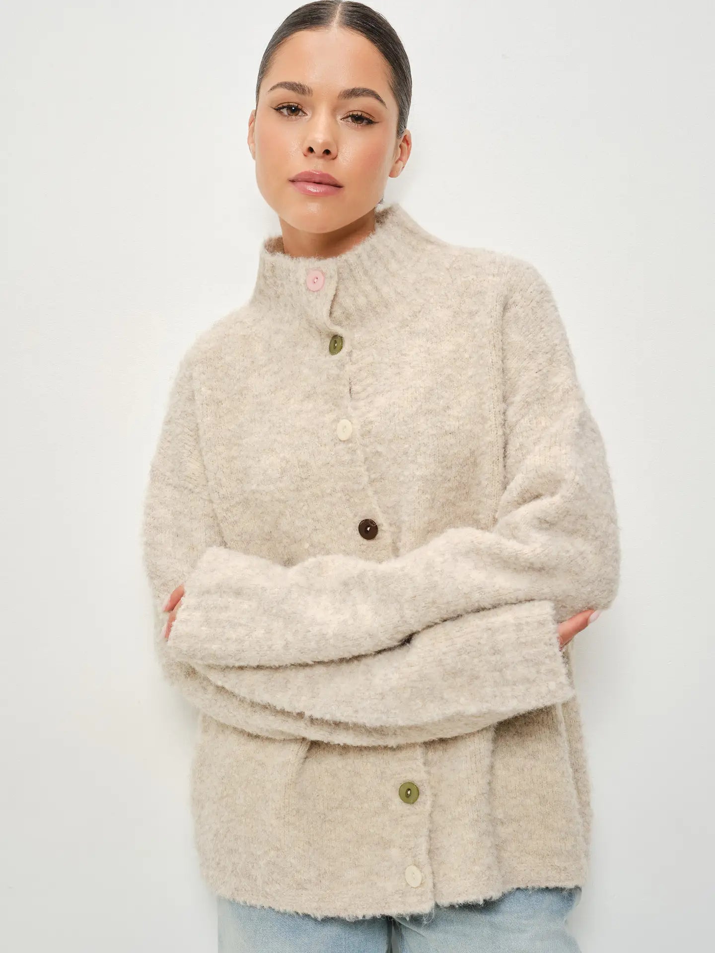 The Fran Neck Knitted Pullover
