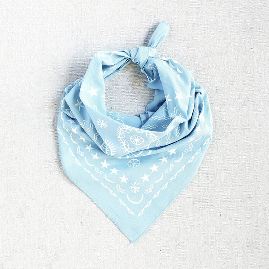 Light Blue Elements Bandana