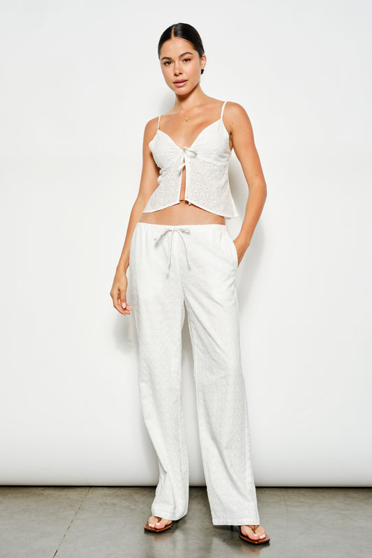 Lexi Eyelet Pants