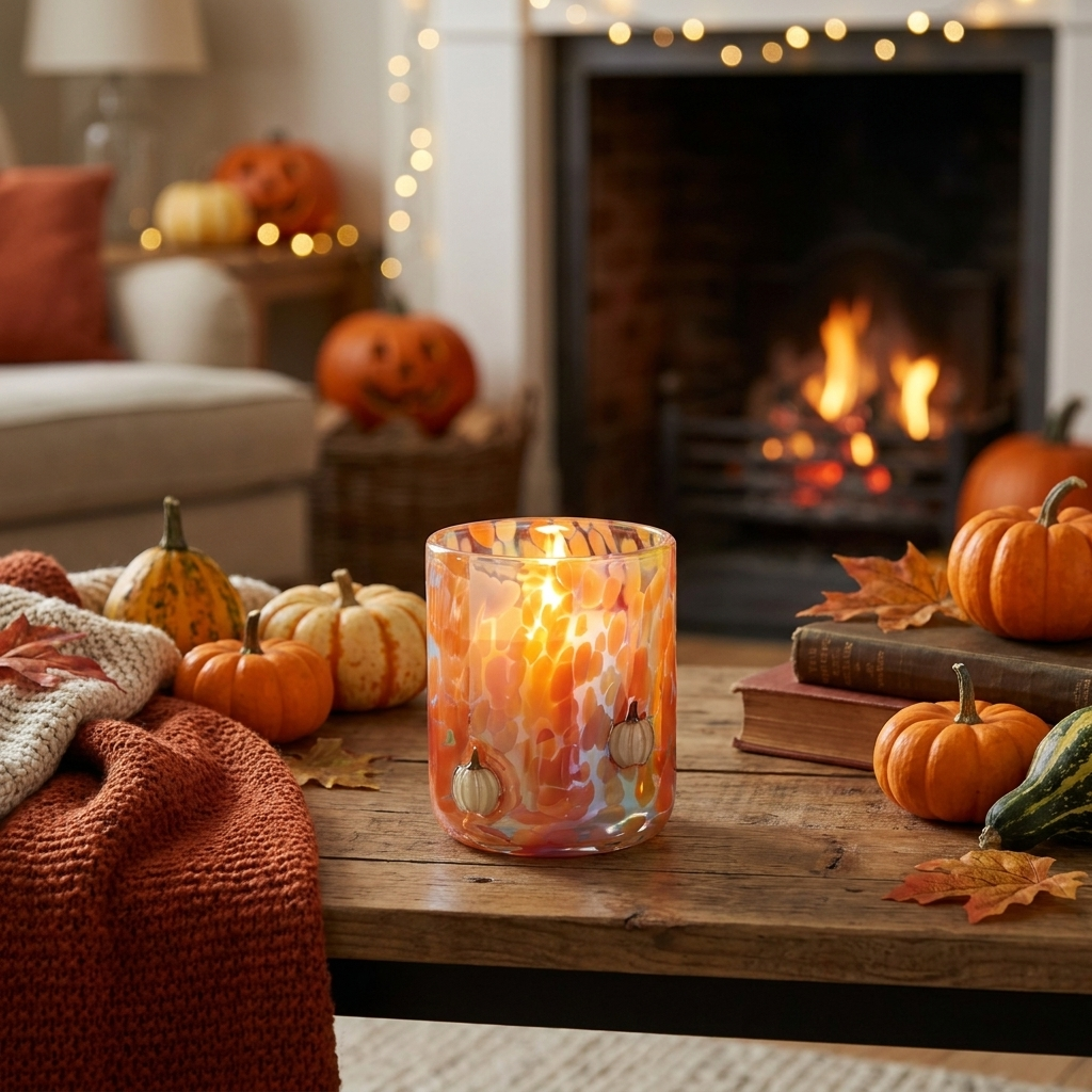 Heriloom Pumpkin  Fall 12oz  Icon Candle
