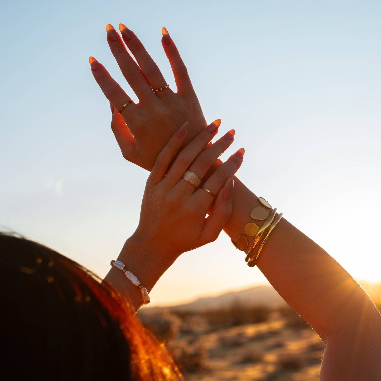 Oasis Bracelet: Gold / Pearl