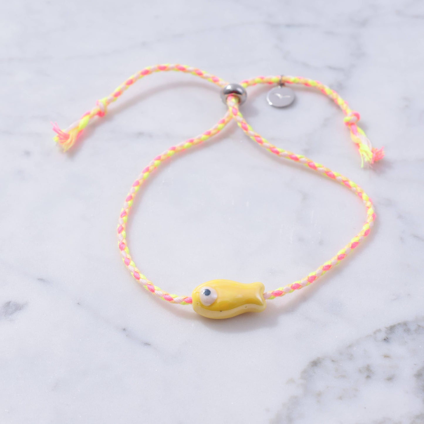 Sailor String Good Luck Fish Bracelet Trending : Lime Fish/Old Town String