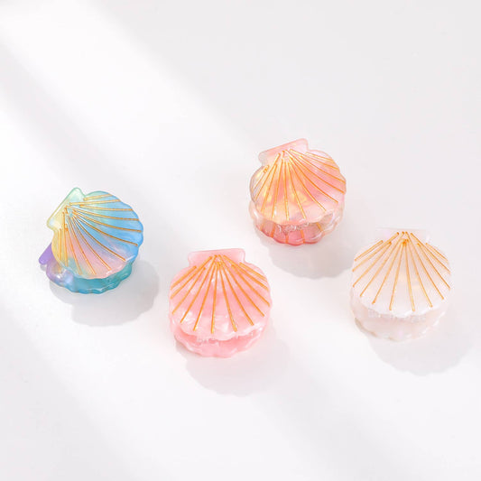 Oceane Mini | Mini Seashell Claw Clip (Set of 2): Assorted
