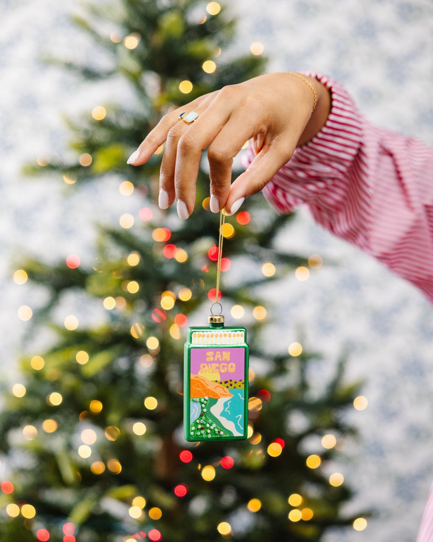 Matchbook Ornament - San Diego