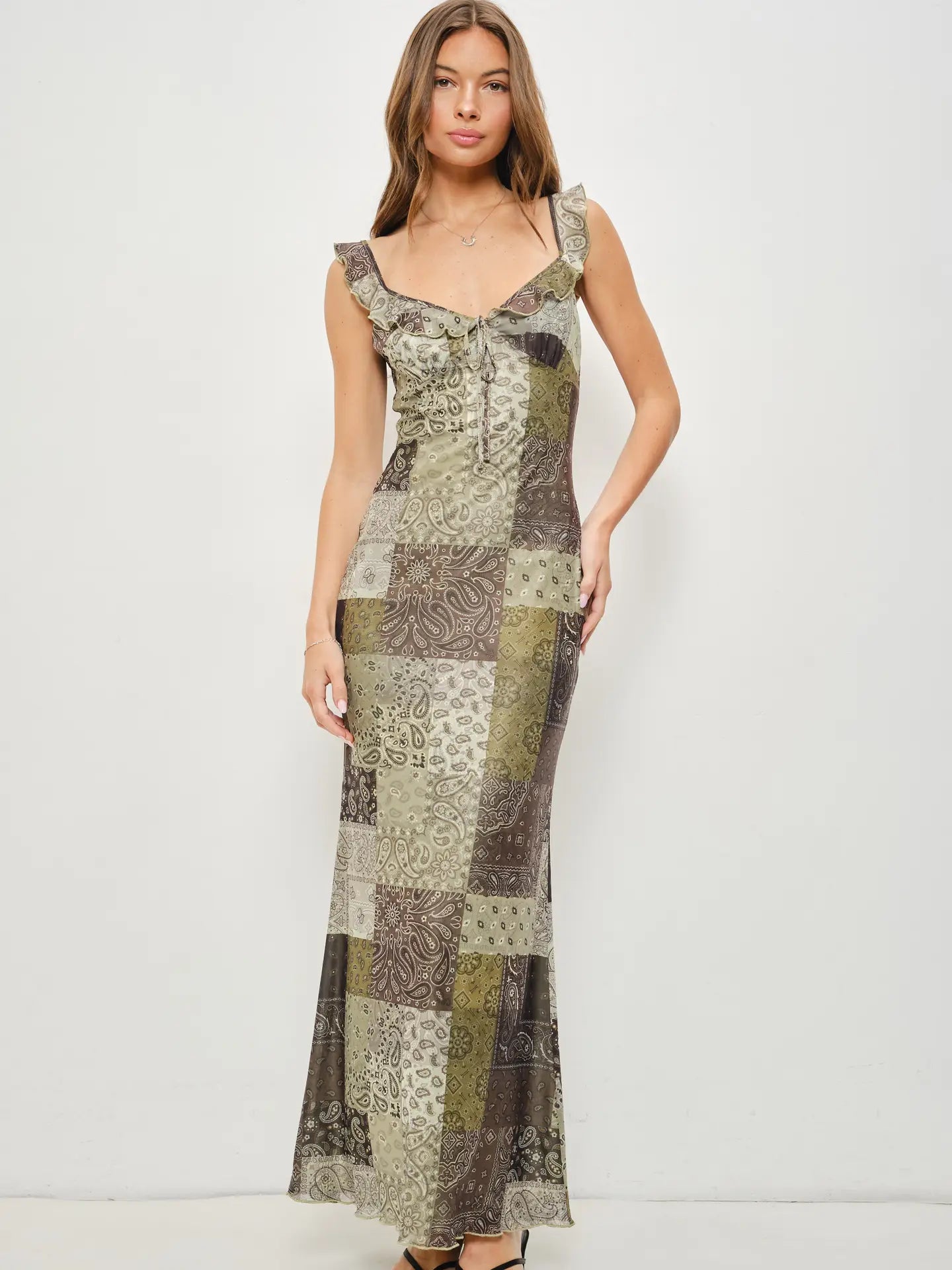 Faye Paisley Midi Dress