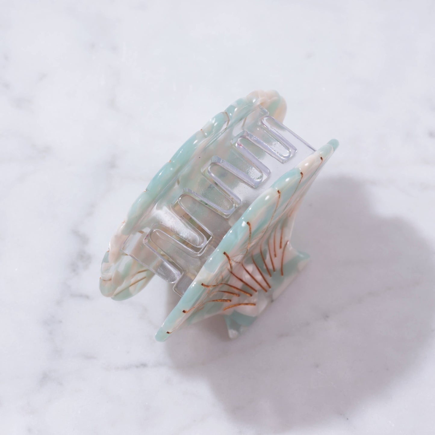 Eco-Friendly Scallop Shell Hair Clip Large: Ocean