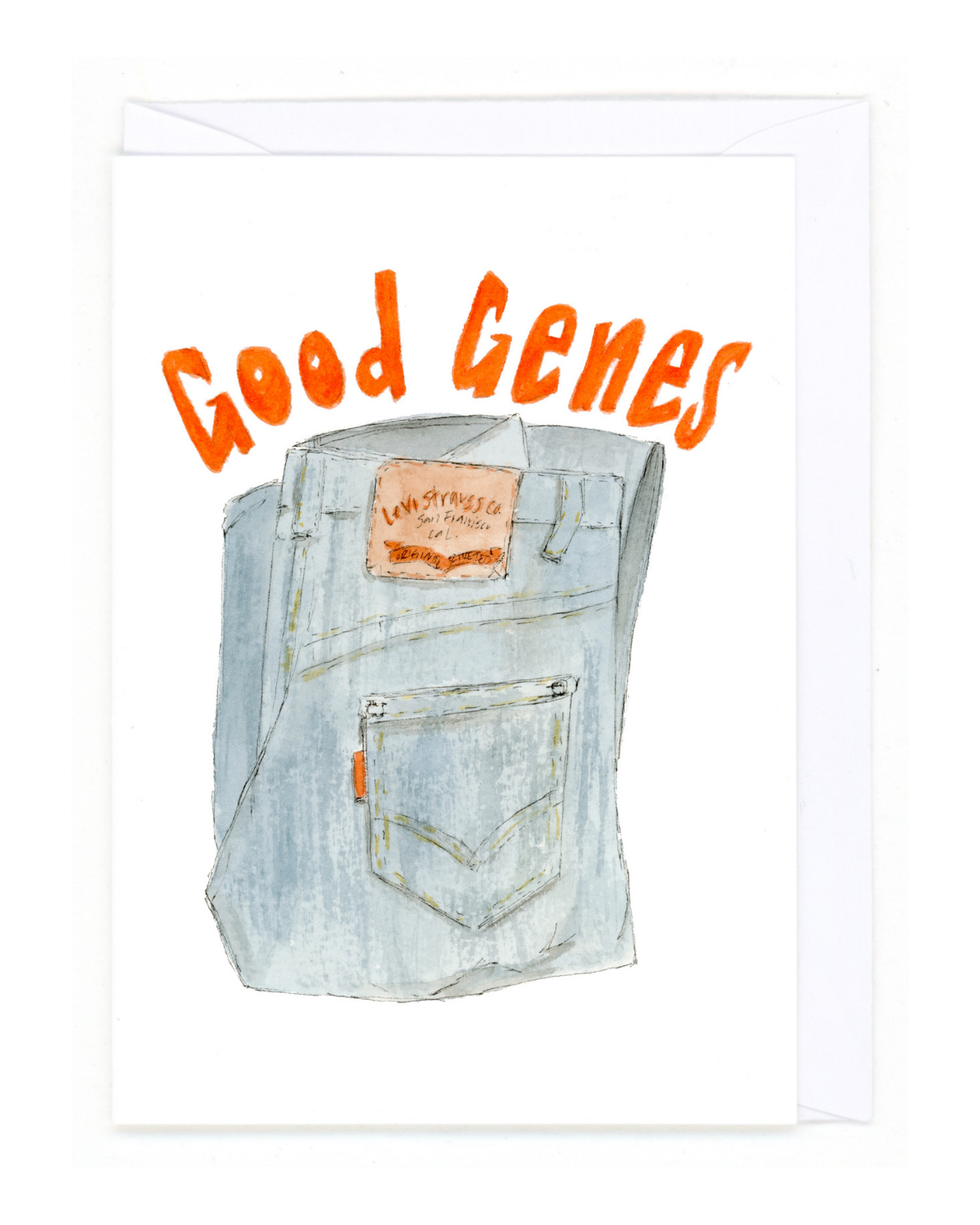 Good Genes Greeting Card