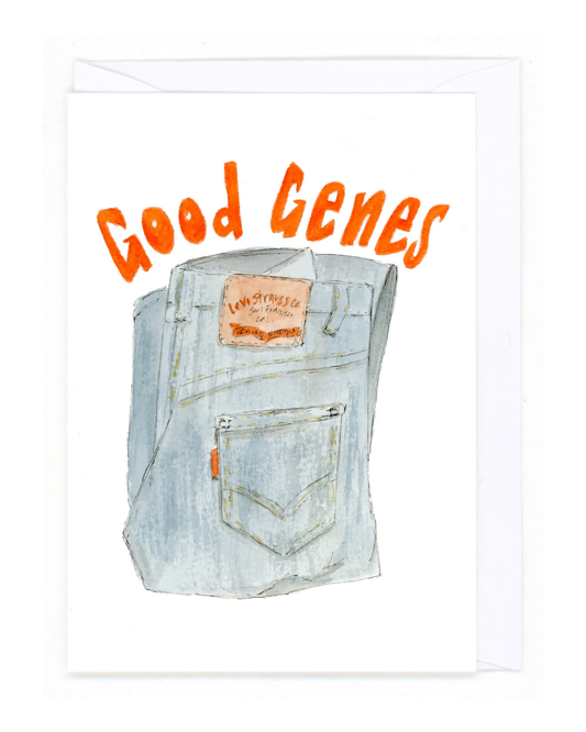 Good Genes Greeting Card