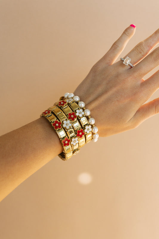 In Bloom Italian Charm Bracelet
