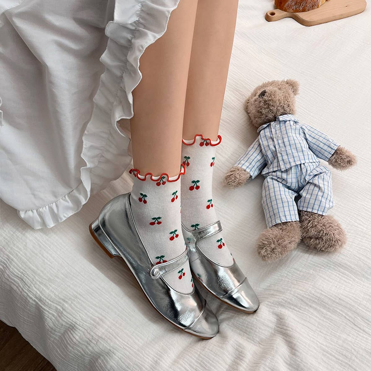 CHERRY COTTON SOCKS