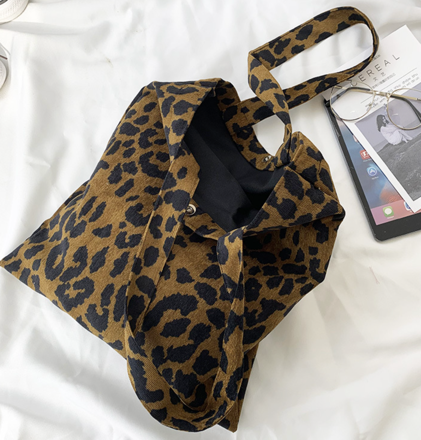 Leopard Print Two Style Tote Bags