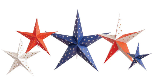 Stars and Stripes Decorative Hanging Stars