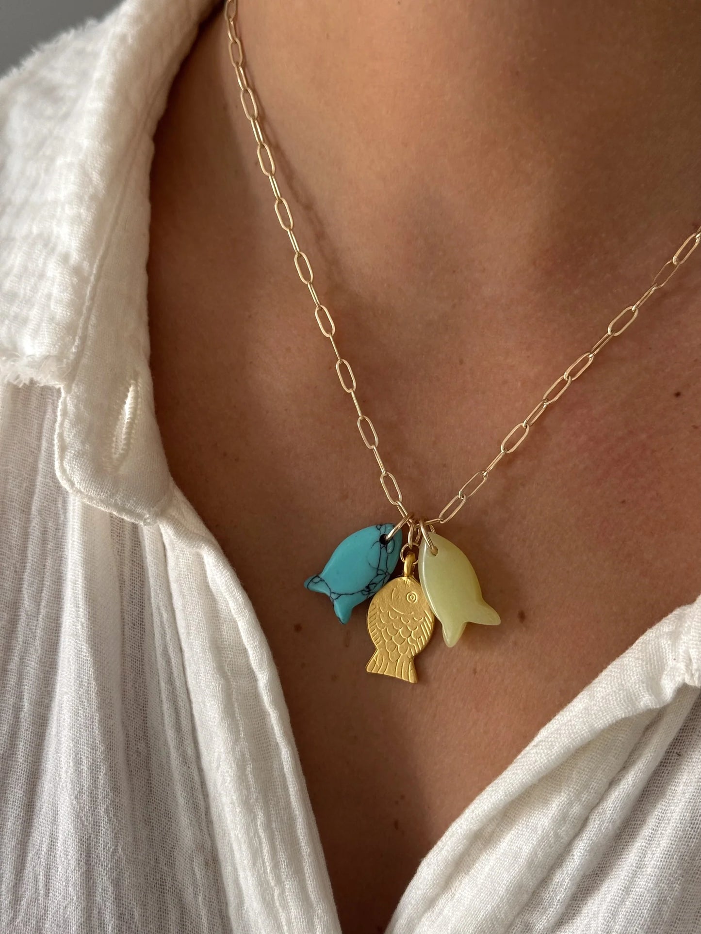 Fish Kiss Necklace