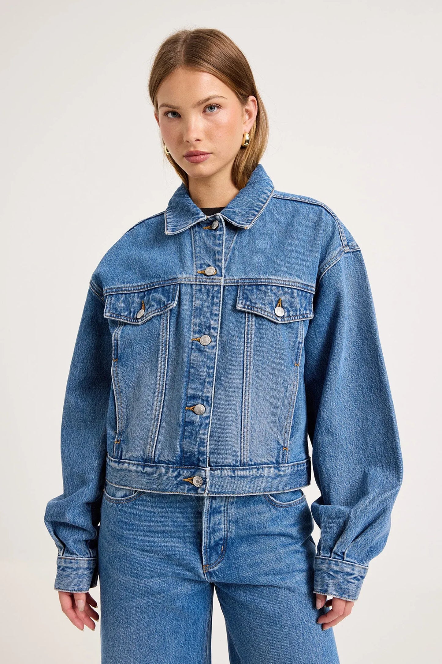 Denim Swing Jacket