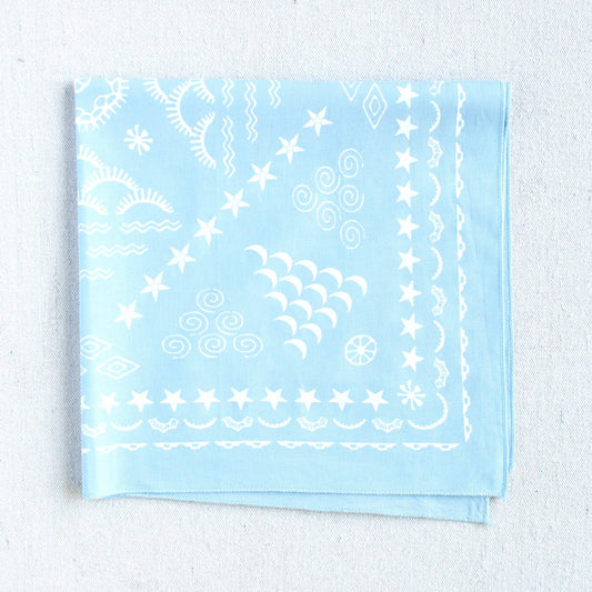 Light Blue Elements Bandana