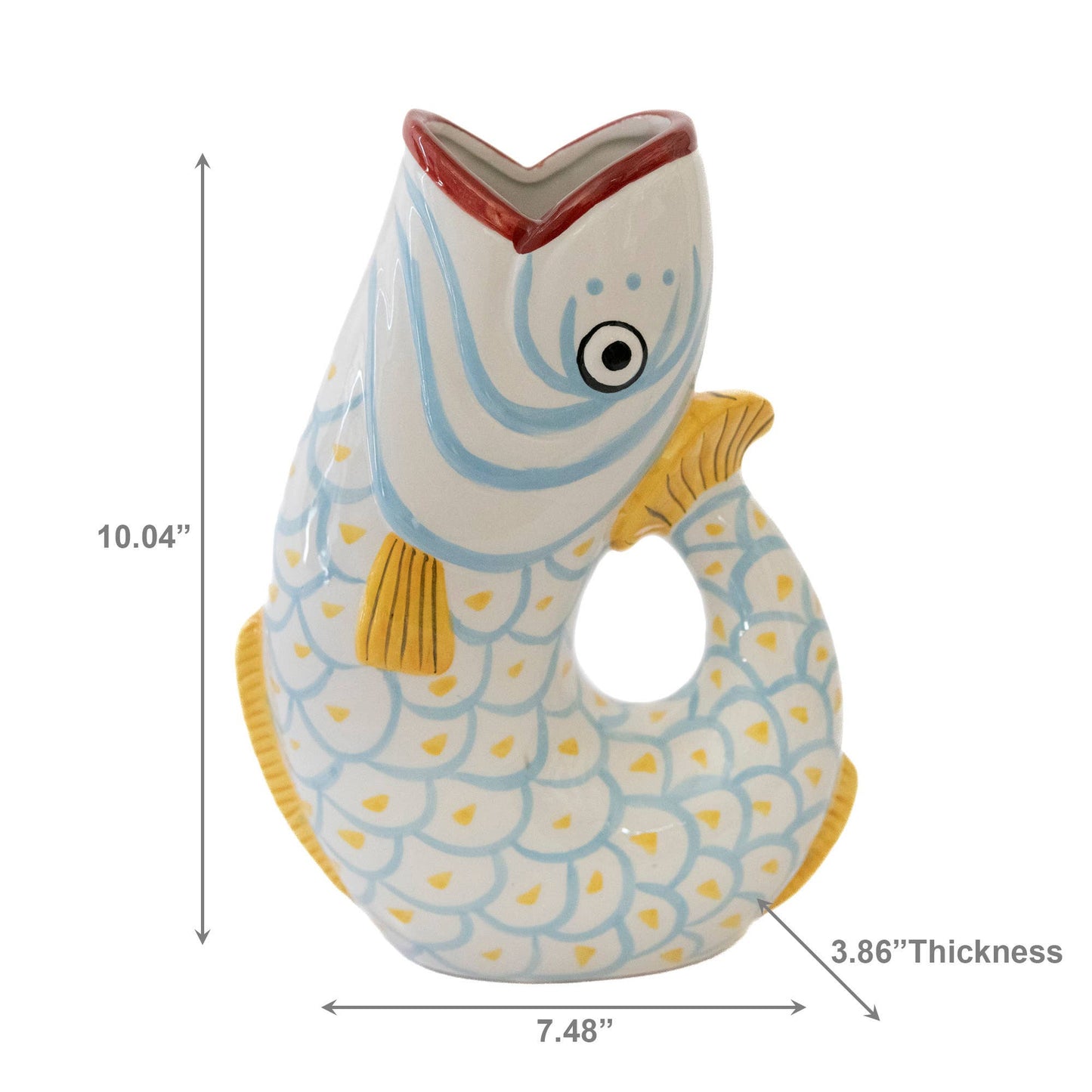 Ceramic Fish Vase: Fish-Shaped