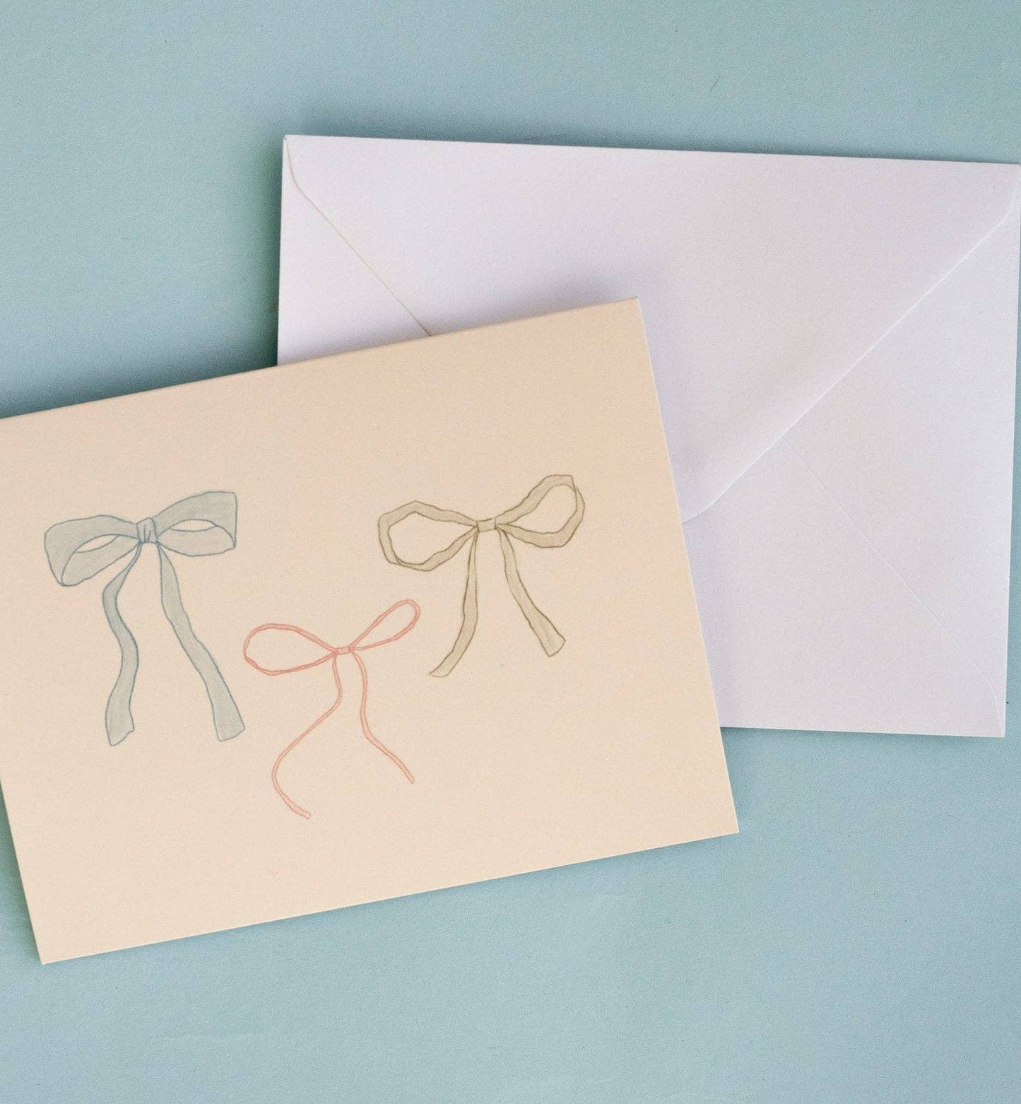 Bow Greeting Card (Blank Interior): Single