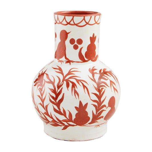 Large Terracotta Vine Vase