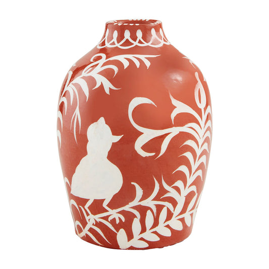 Small Terracotta Vine Vase
