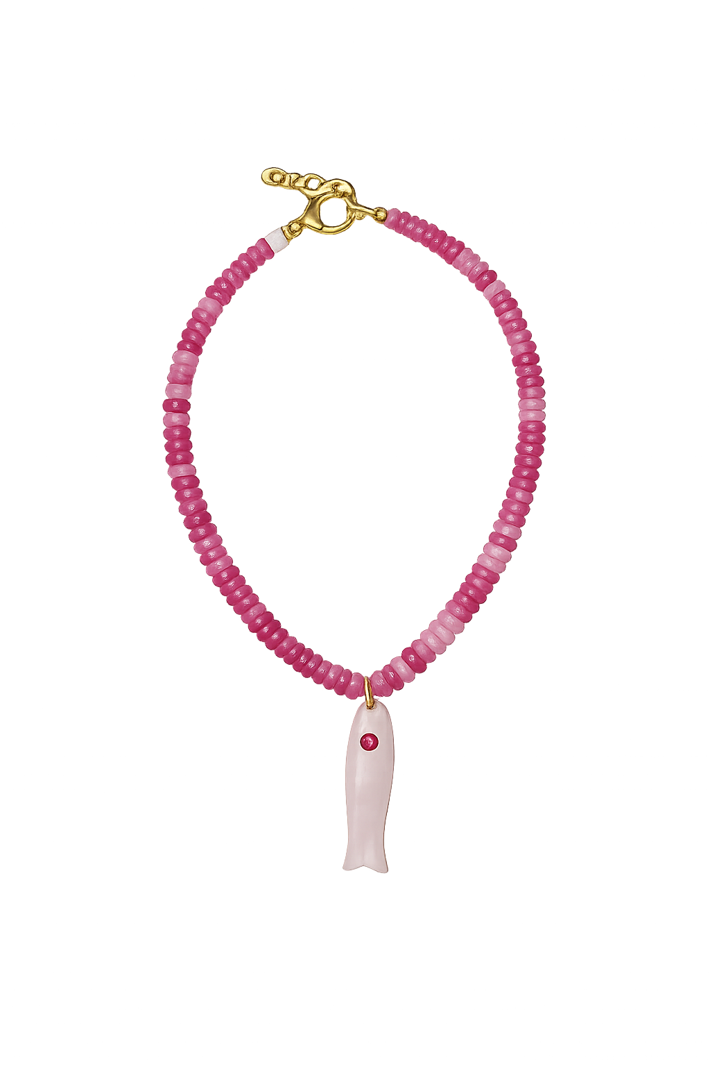 LEWIS FISH BEADED NECKLACE