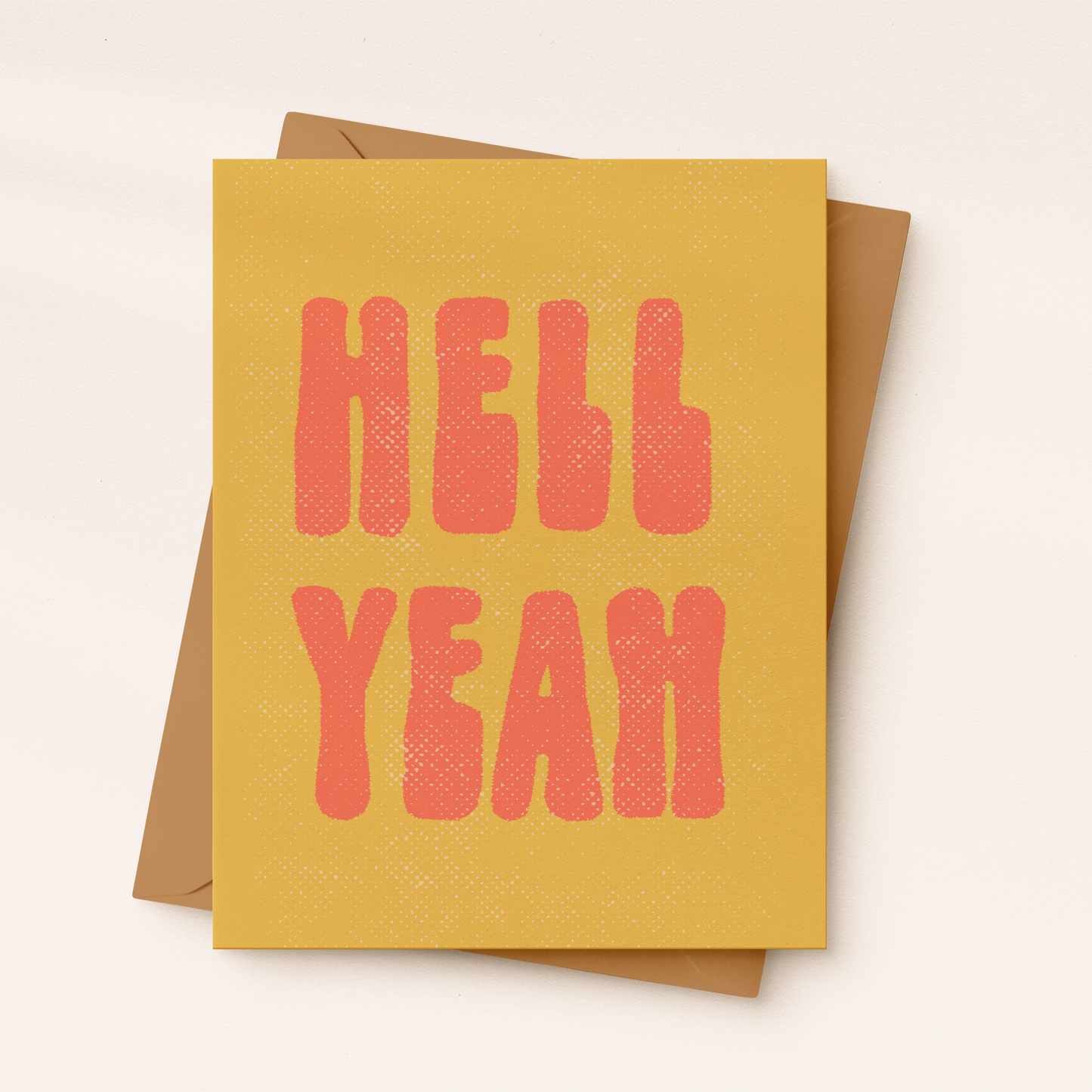 Hell Yeah Card | Funny Congrats Card | Fall Card