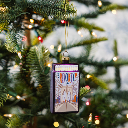 Matchbook Ornament - Brooklyn