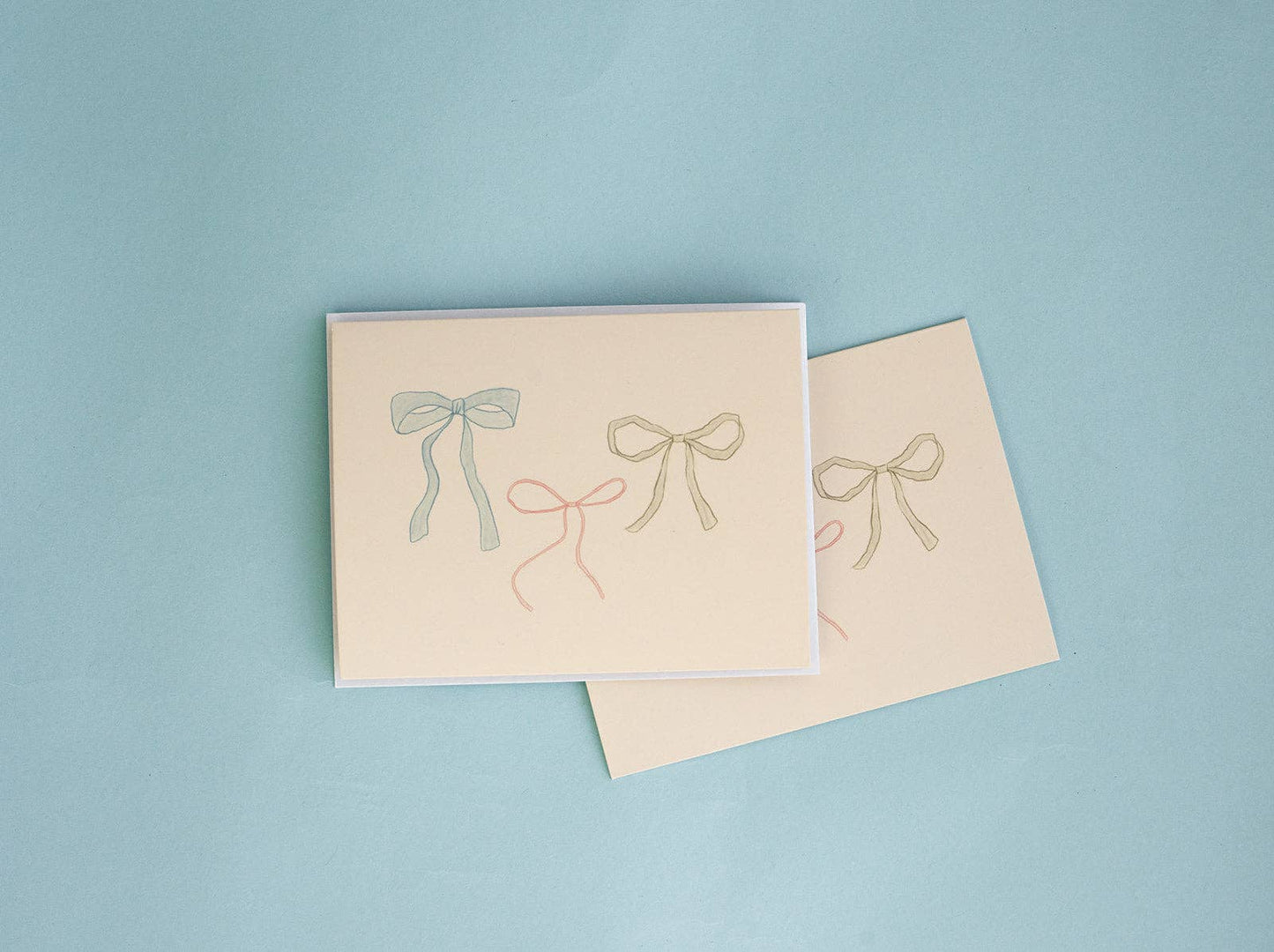 Bow Greeting Card (Blank Interior): Single