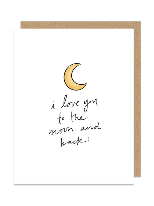 Moon and Back Card