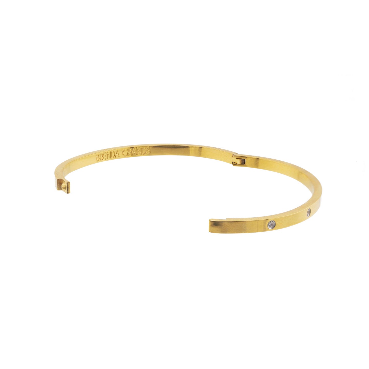 Gold Diamond Bangle