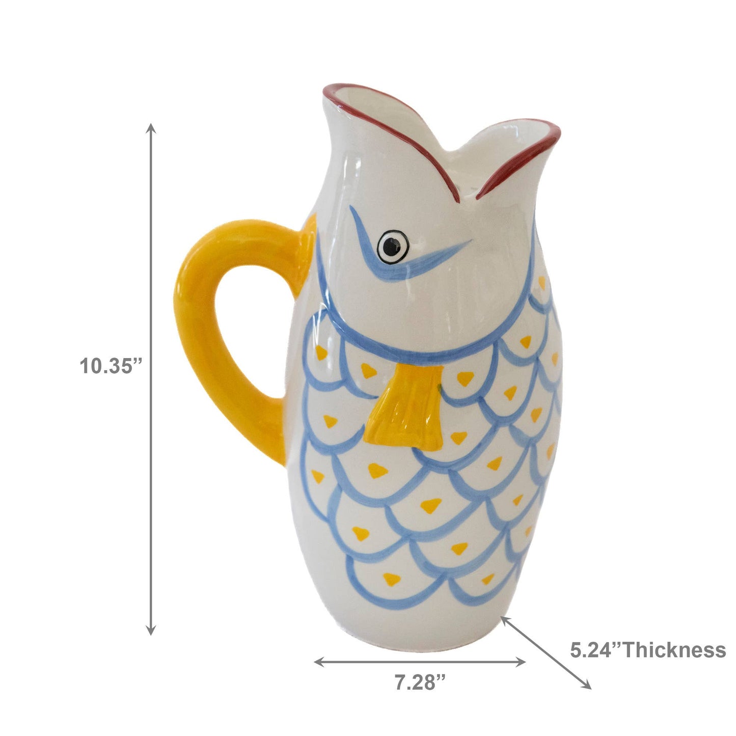 Ceramic Fish Vase: Fish-Shaped