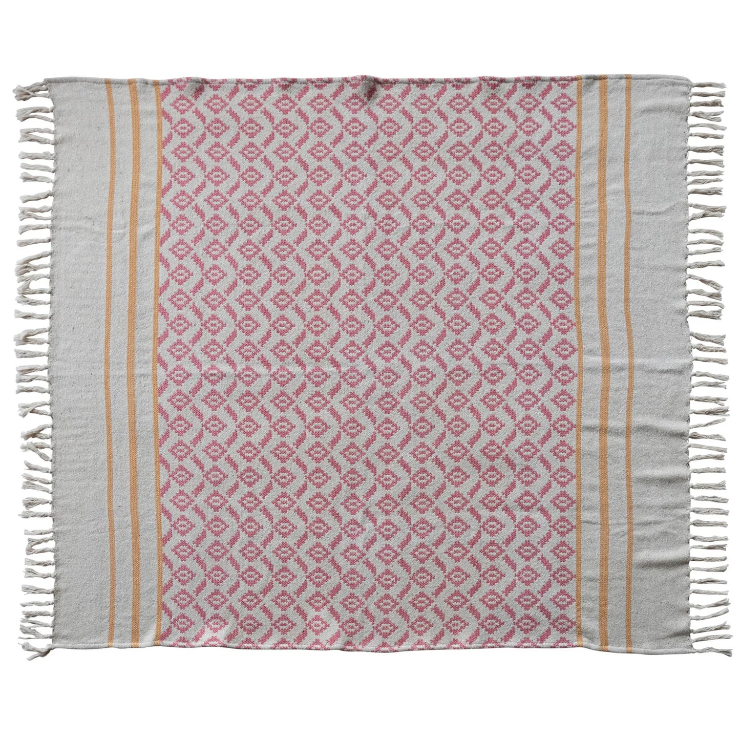 Recycled Woven Jacquard Throw