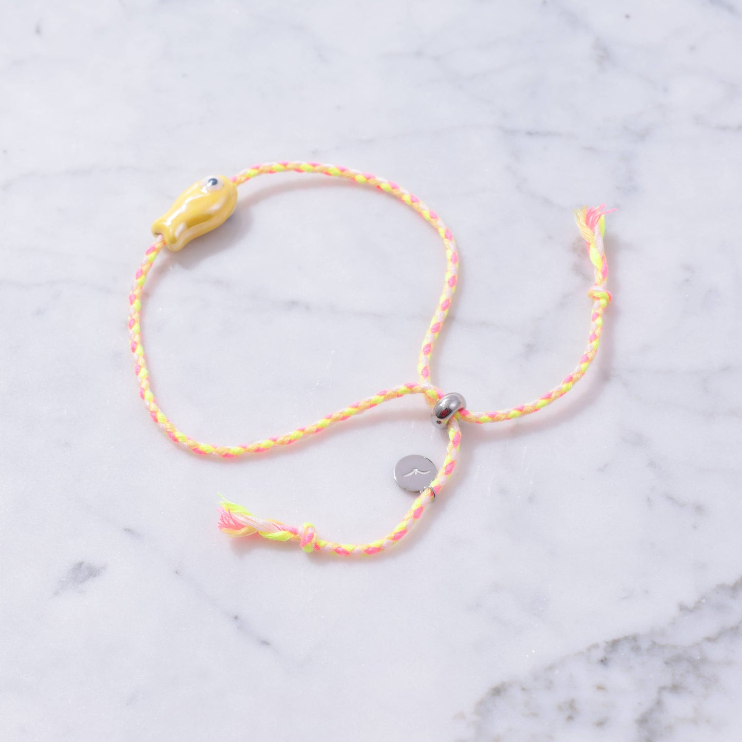 Sailor String Good Luck Fish Bracelet Trending : Lime Fish/Old Town String