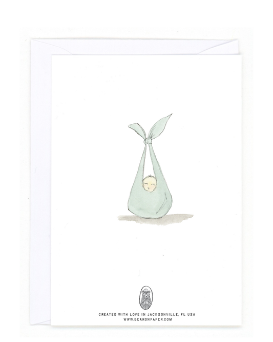 Stork Delivery Greeting Card