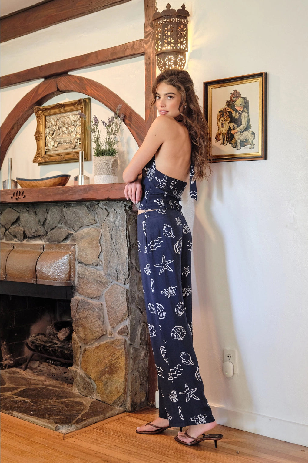 Sammy Shell Print Pants